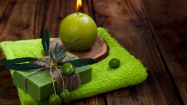 Spa setting and health care items